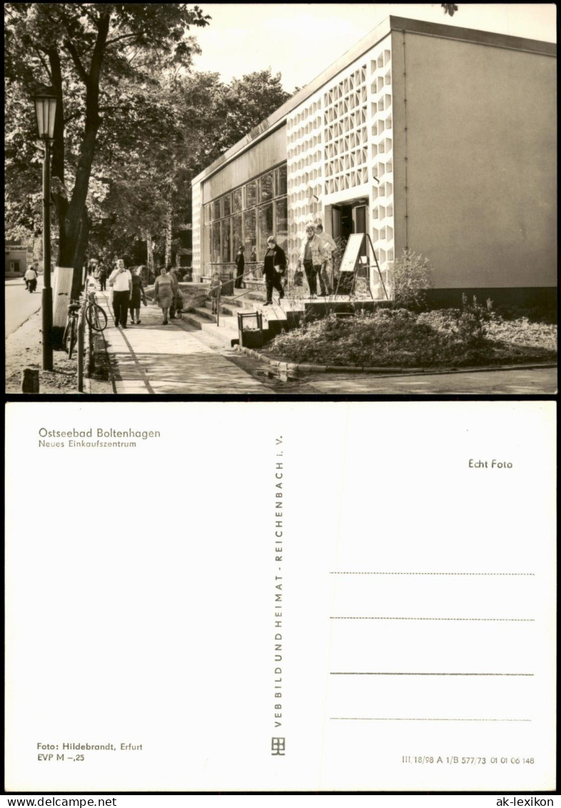 Ansichtskarte Boltenhagen Neues Einkaufszentrum 1973