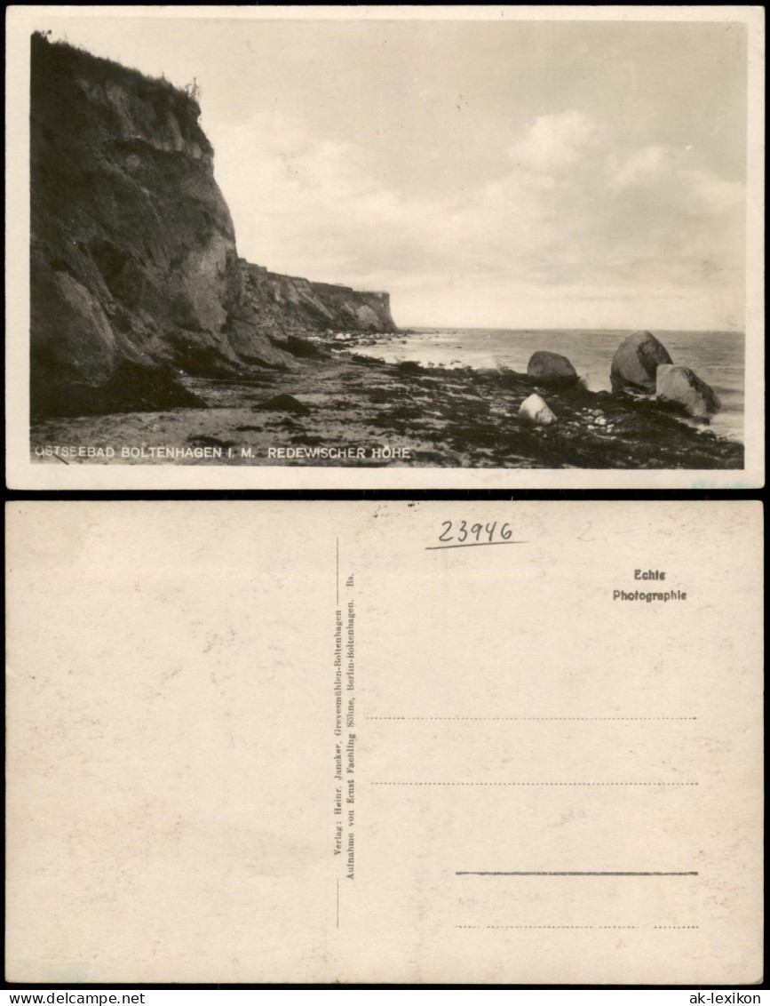 Ansichtskarte Boltenhagen Redewischer Höhe 1940