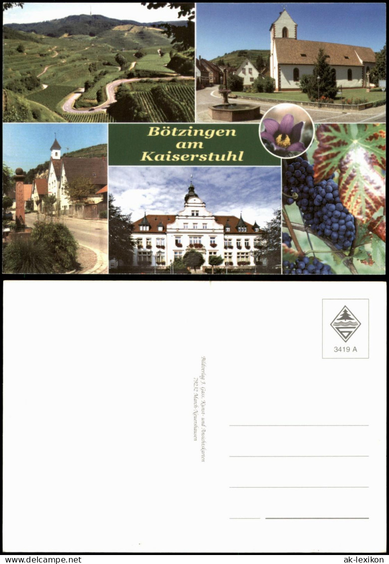 Ansichtskarte Bötzingen Mehrbildkarte mit div. Ortsansichten 1990