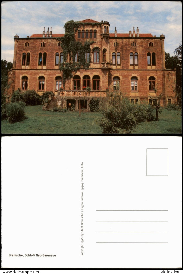 Ansichtskarte Bramsche Schloss Neu-Barenaue 1996