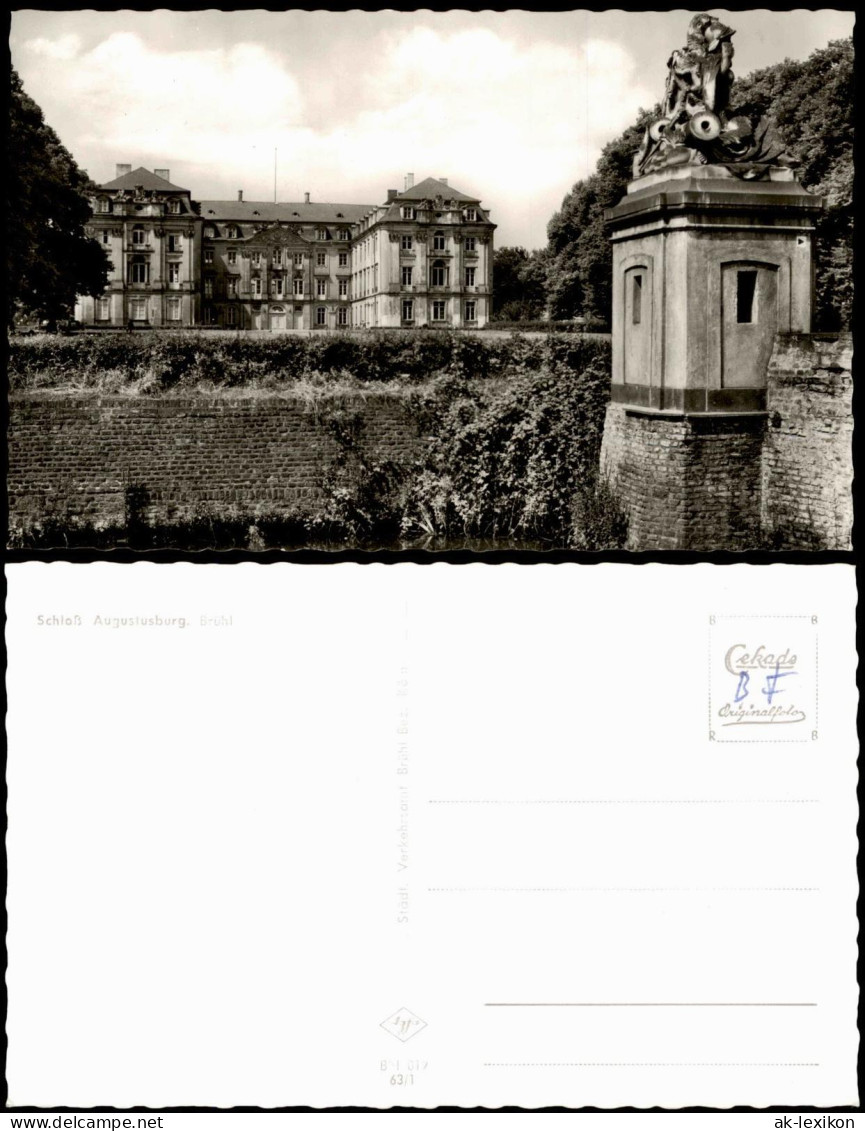 Ansichtskarte Brühl Schloss Augustusburg (Außenansicht) 1963