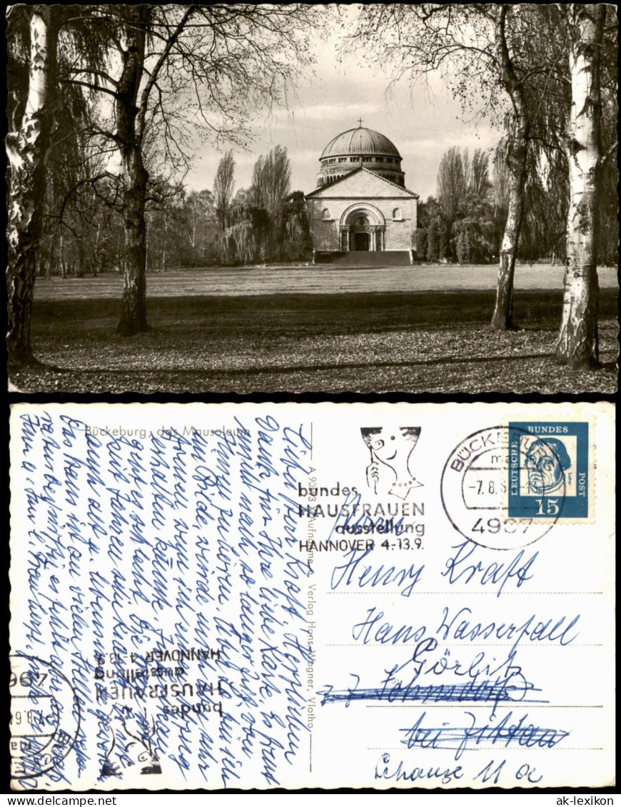 Ansichtskarte Bückeburg Mausoleum 1960