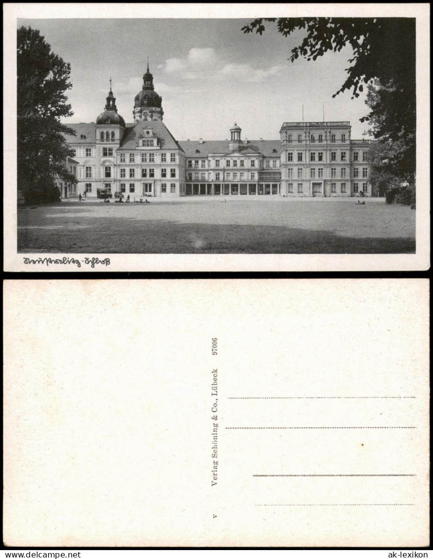 Ansichtskarte Bückeburg Schloss Bückeburg 1955