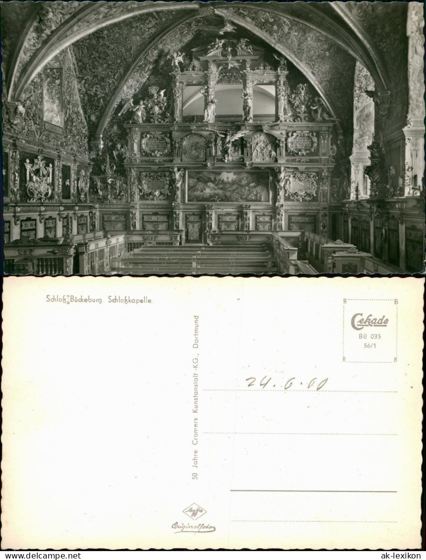 Ansichtskarte Bückeburg Schloß Bückeburg Schloßkapelle 1956