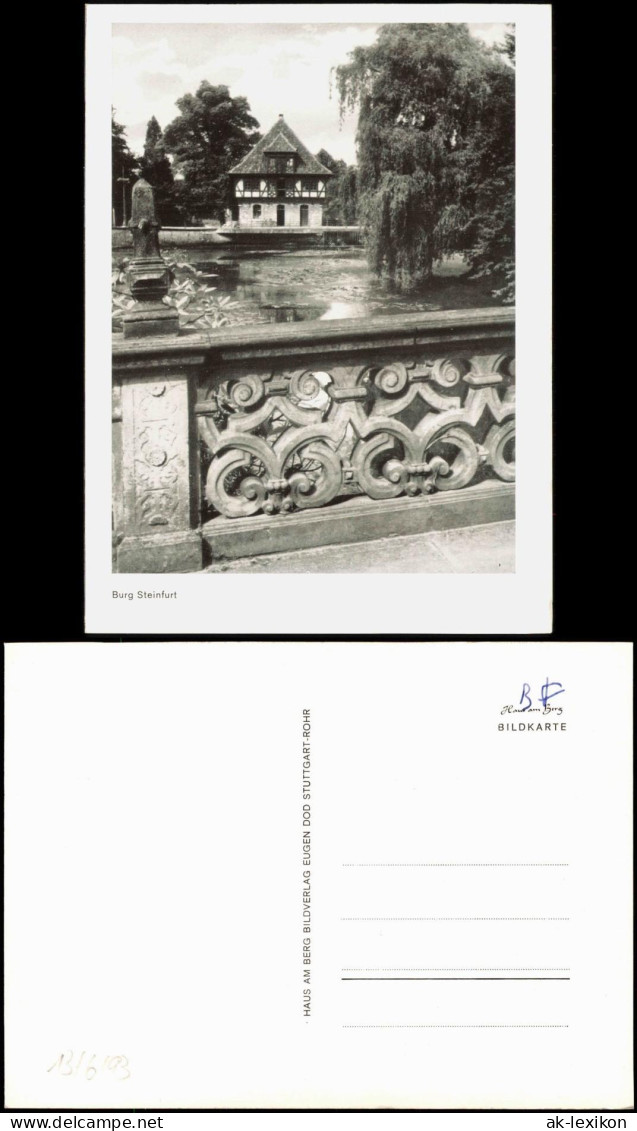 Ansichtskarte Burgsteinfurt-Steinfurt Unland-Ansicht Burg Steinfurt 1960