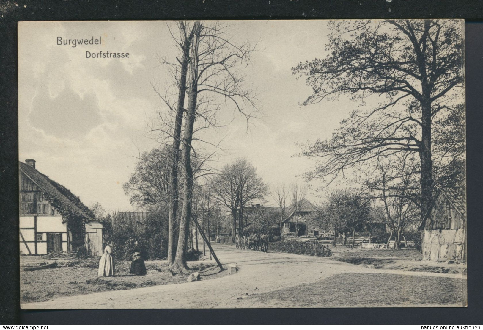 Ansichtskarte Burgwedel Niedersachsen Dorfstrasse