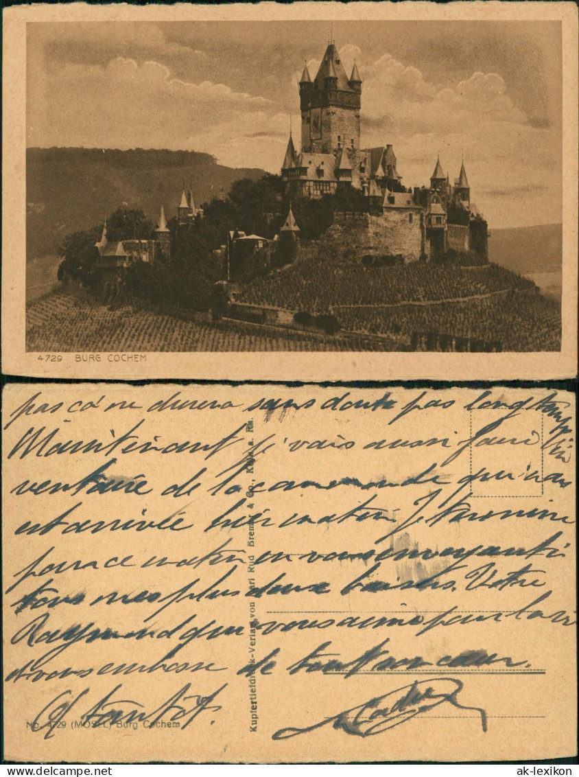 Ansichtskarte Cochem Kochem Reichsburg Cochem 1932