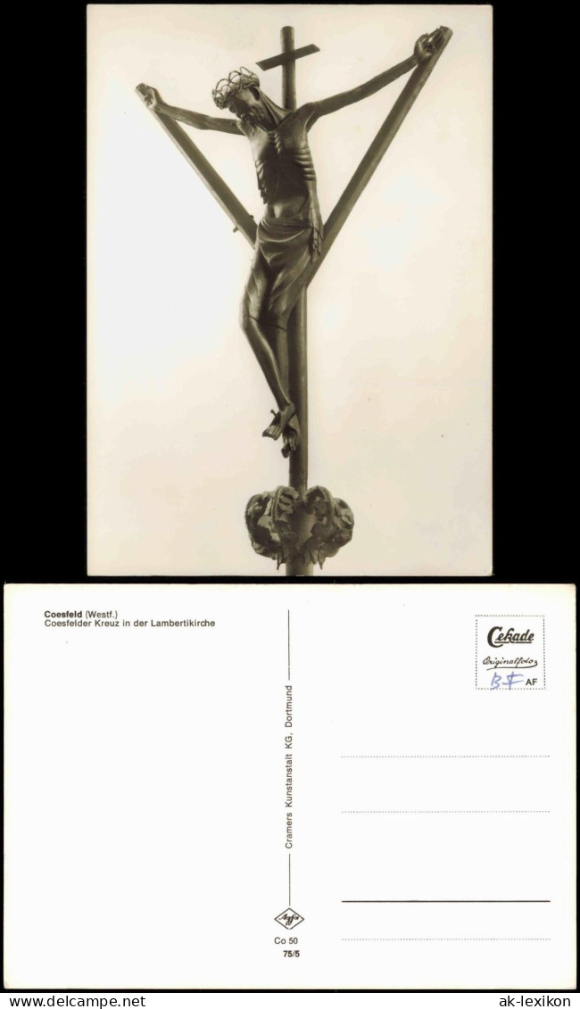 Ansichtskarte Coesfeld Kreuz in der Lambertikirche 1975