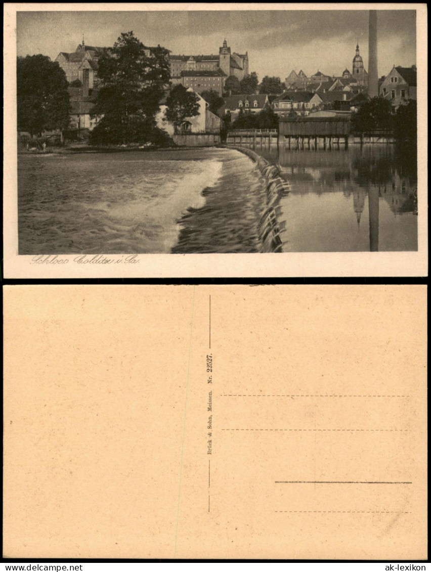 Ansichtskarte Colditz Stadt und Wehr 1924