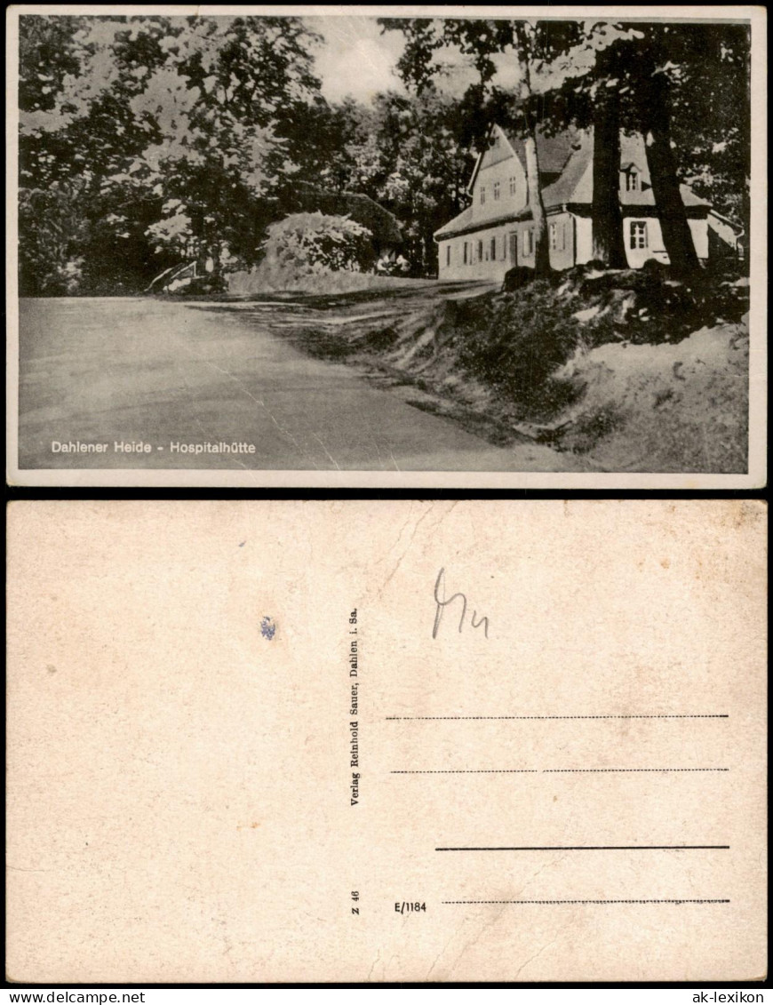 Ansichtskarte Dahlen Dahlener Heide Hospitalhütte 1930