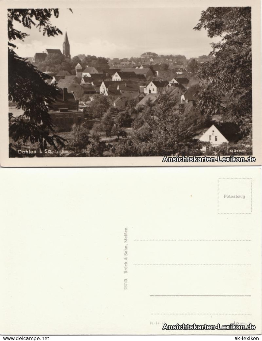 Ansichtskarte Dahlen Panorama 1955