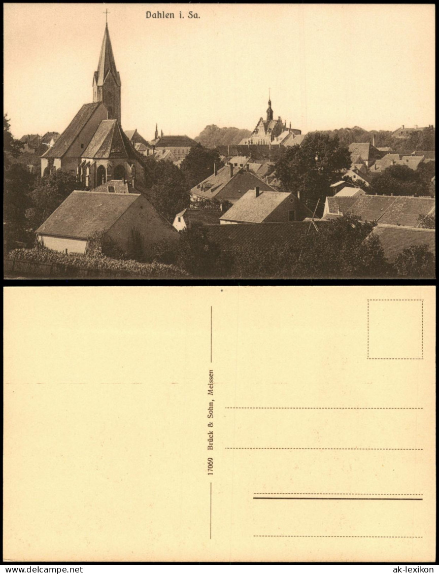 Ansichtskarte Dahlen Stadtpartie 1913