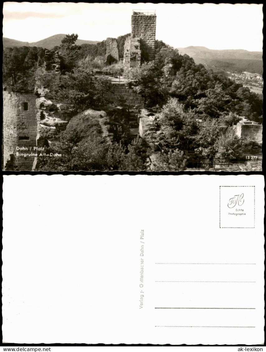 Ansichtskarte Dahn Burgruine Alt-Dahn 1960