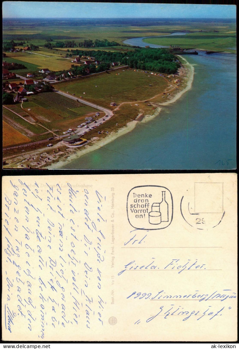 Ansichtskarte Dangast-Varel Luftbild Luftaufnahme 1970