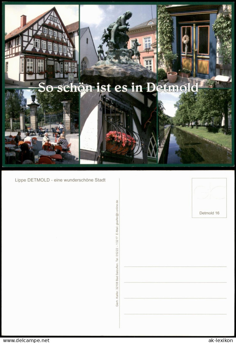Ansichtskarte Detmold Mehrbildkarte So schön ist es in Detmold 2000
