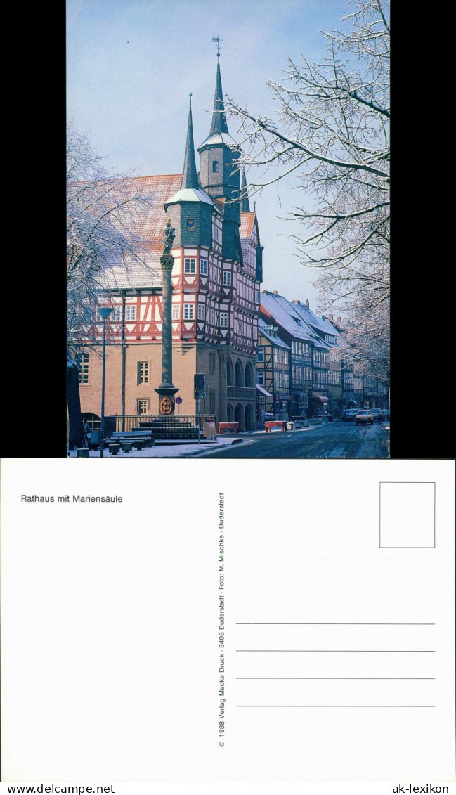 Ansichtskarte Duderstadt Rathaus 1995