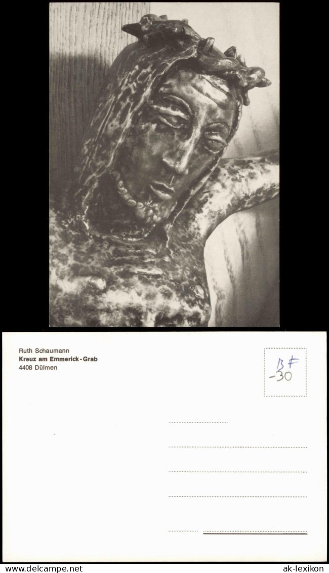 Ansichtskarte Dülmen Kreuz am Emmerick-Grab 1960