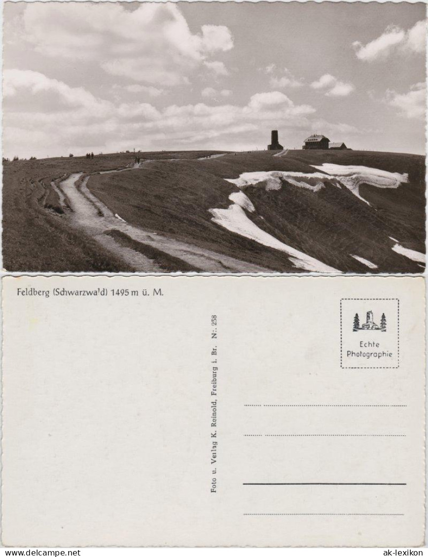 Ansichtskarte Feldberg (Schwarzwald) Feldberg mit Aussichtsturm 1956