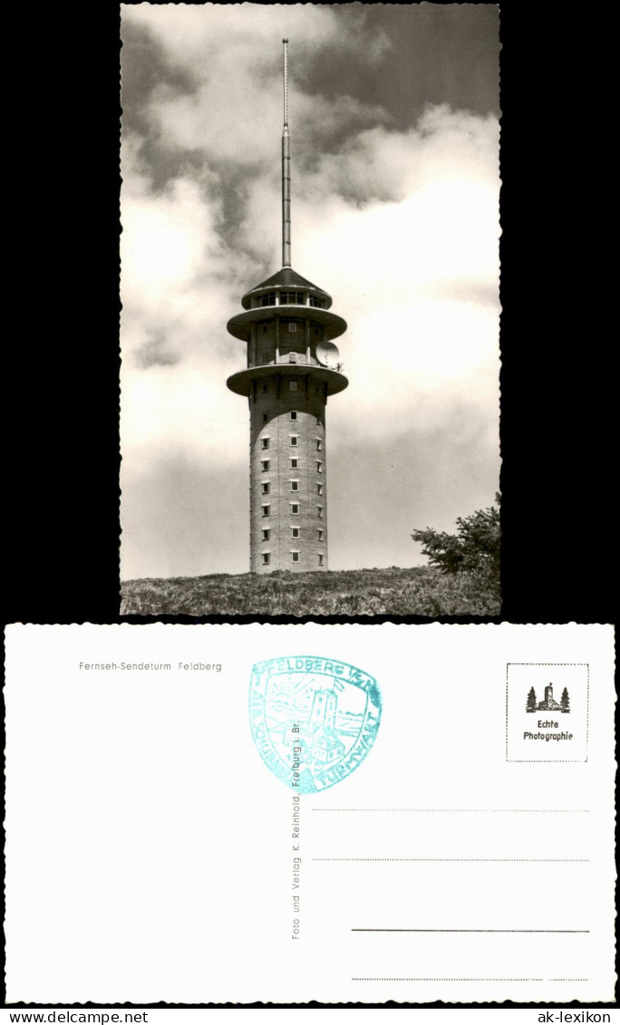 Ansichtskarte Feldberg (Schwarzwald) Fernseh-Sendeturm Feldberg 1964