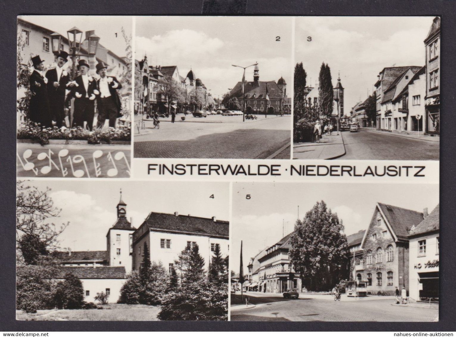 Ansichtskarte Finsterwalde Niederlausitz Brandenburg Die Sänger v. Finsterwalde
