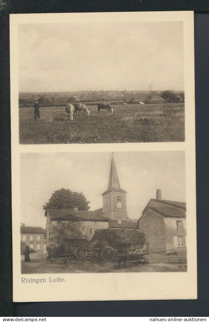 Ansichtskarte Frankreich Rixingen Réchicourt-le-Château Lothringen