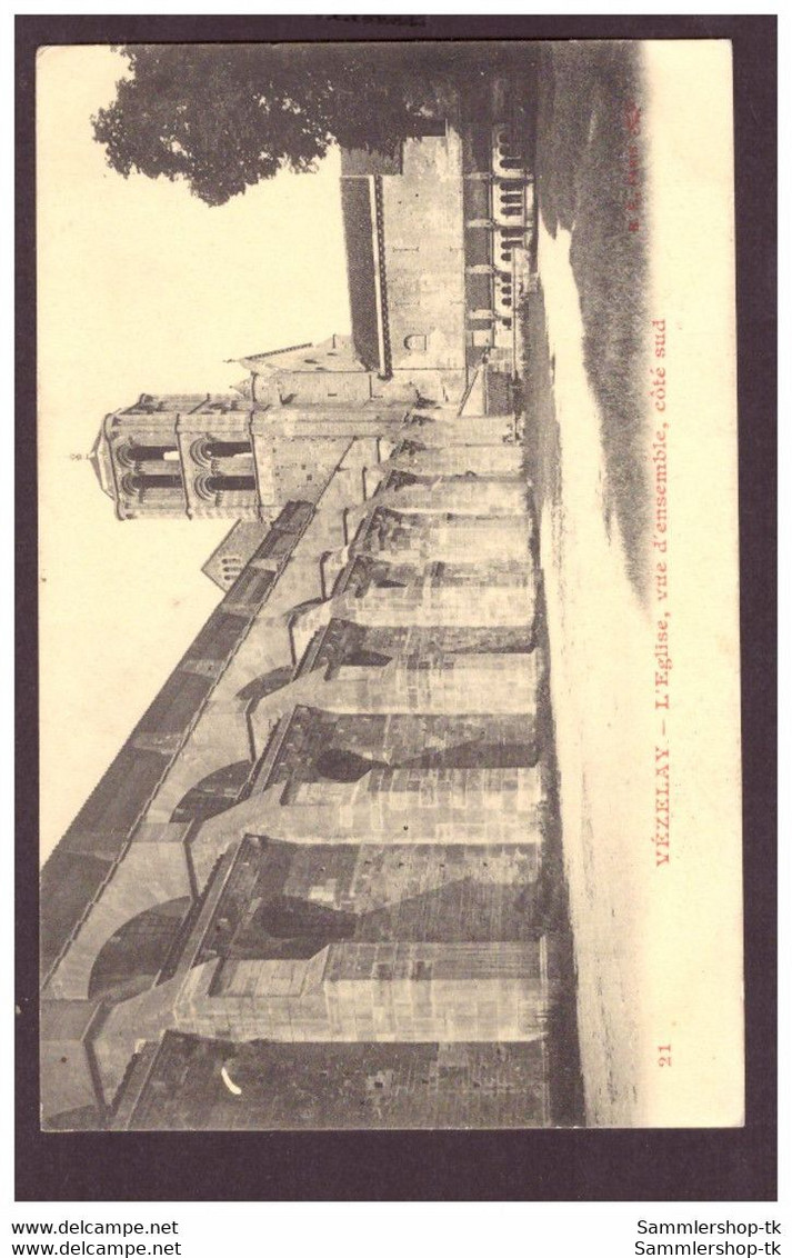 Ansichtskarte Frankreich Vezelay nach Paris