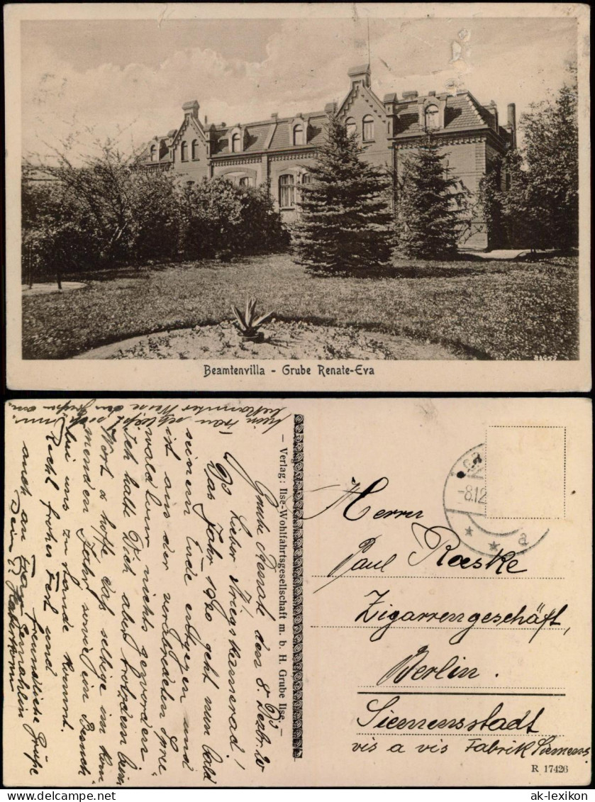 Ansichtskarte Freienhufen-Großräschen  Beamtenvilla 1920  b Senftenberg