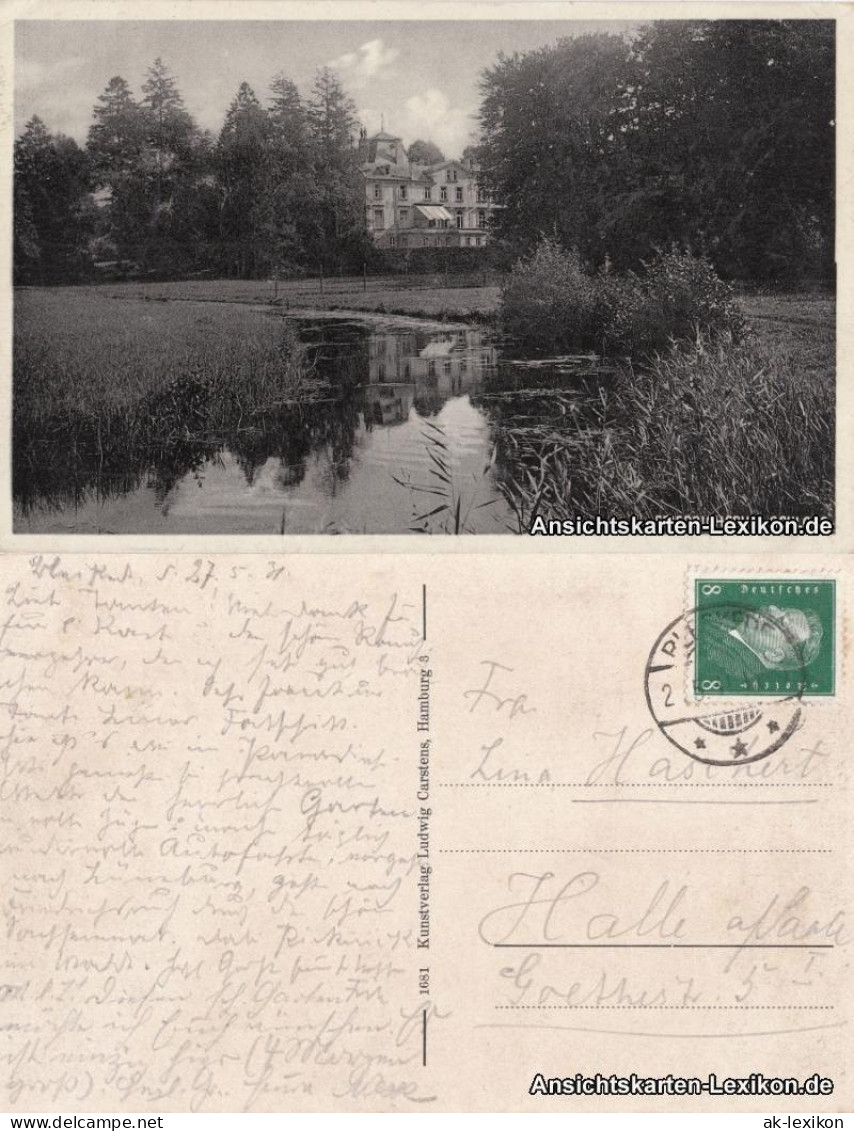 Ansichtskarte Friedrichsruh Schloss Friedrichsruh 1931