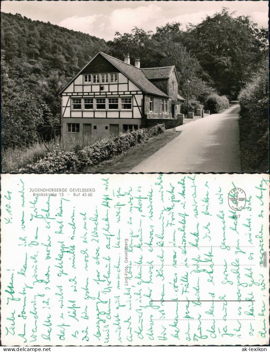 Ansichtskarte Gevelsberg Jugendherberge 1960