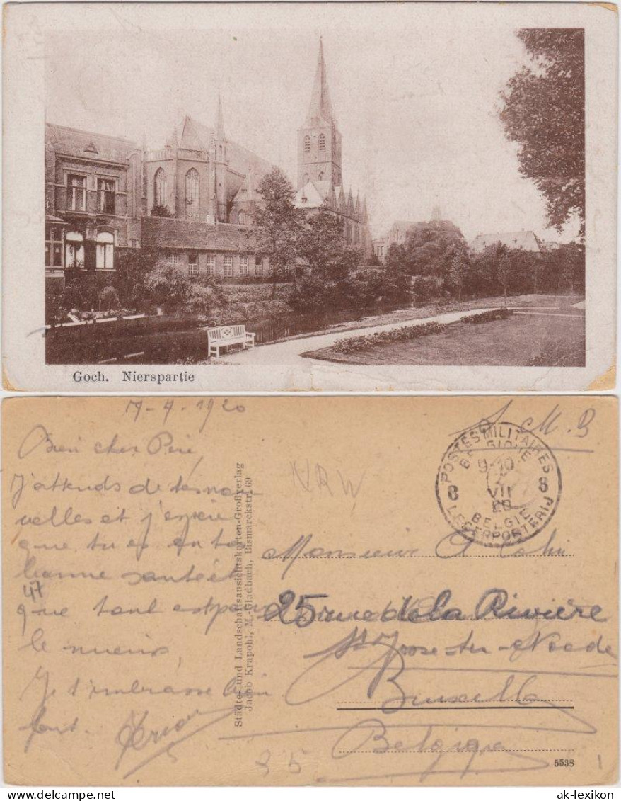 Ansichtskarte Goch Nierpartie 1920