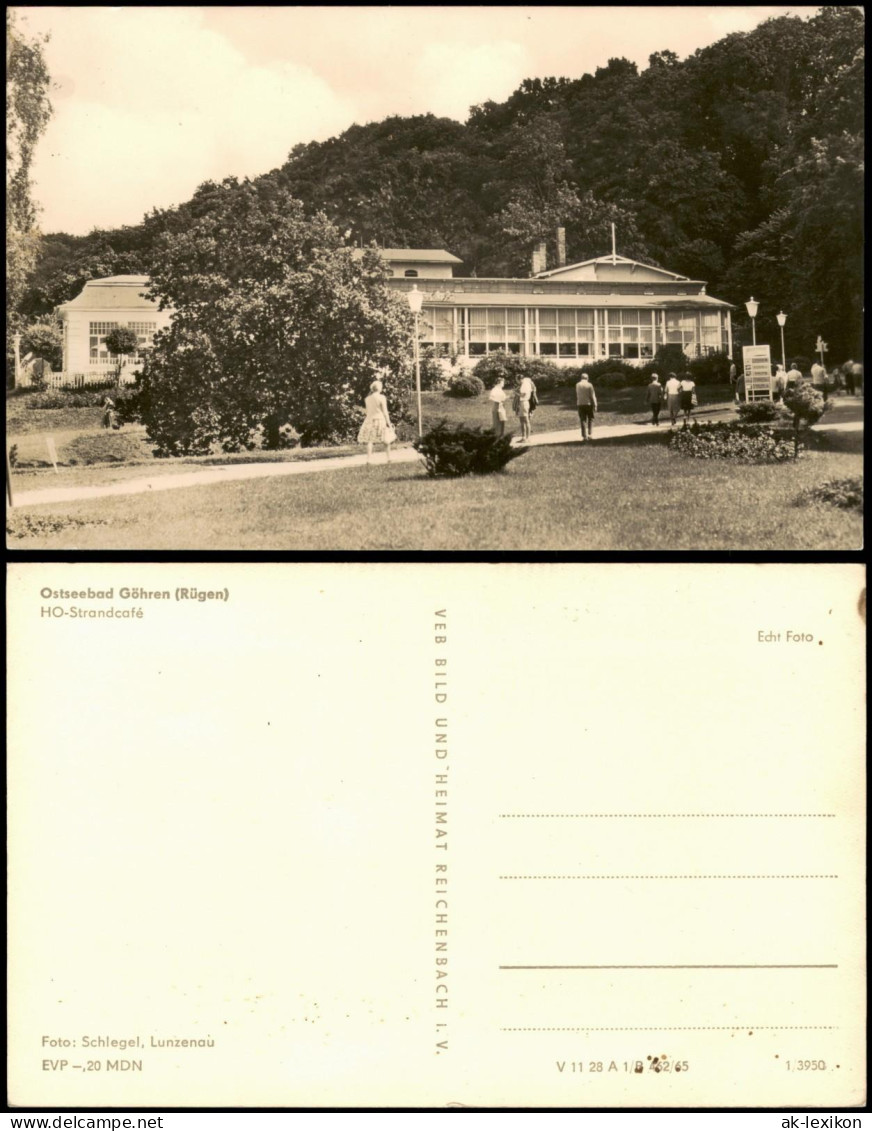 Ansichtskarte Göhren (Rügen) HO-Strandcafé 1965