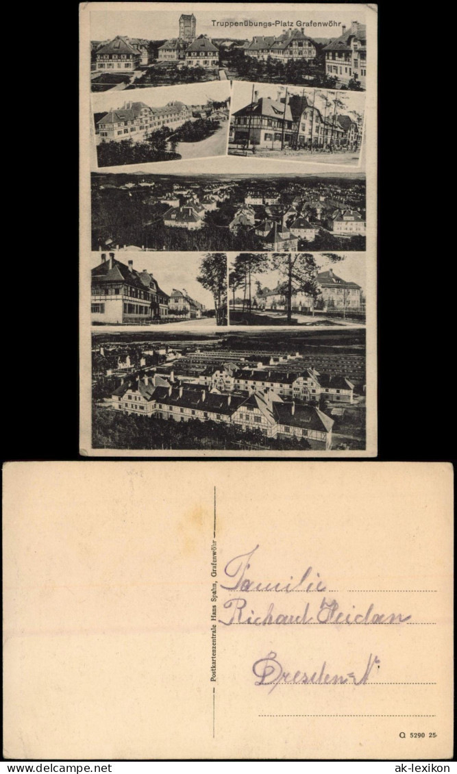 Ansichtskarte Grafenwöhr Mehrbildkarte Truppenübungs-Platz Grafenwöhr 1910