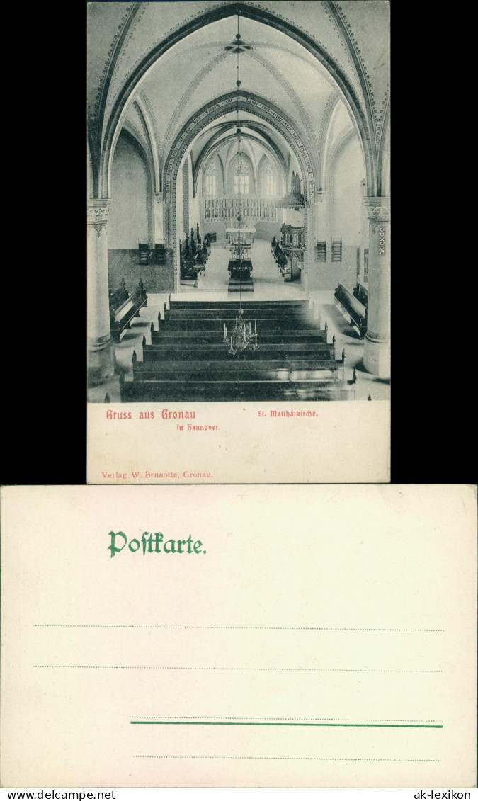 Ansichtskarte Gronau St. Matthäikirche 1900