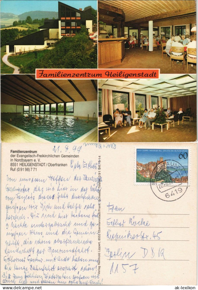 Ansichtskarte Heilbad Heiligenstadt Familienzentrum - Essensaal 1988