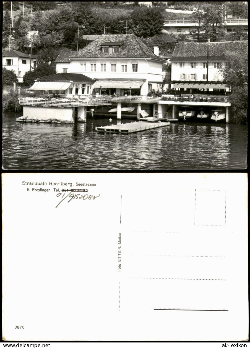 Ansichtskarte Herrliberg Strandcafe Herrliberg - Fotokarte 1968
