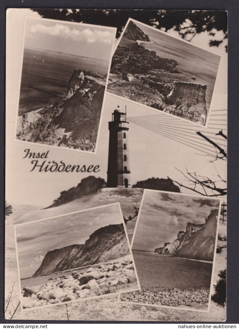 Ansichtskarte Hiddensee Mecklenburg Vorpommern Insel Ostsee ab Kloster Hiddensee