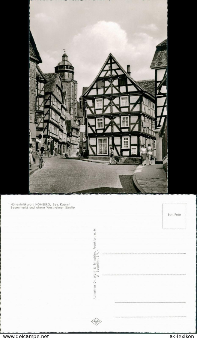 Ansichtskarte Homberg (Efze) Westheimerstraße 1963