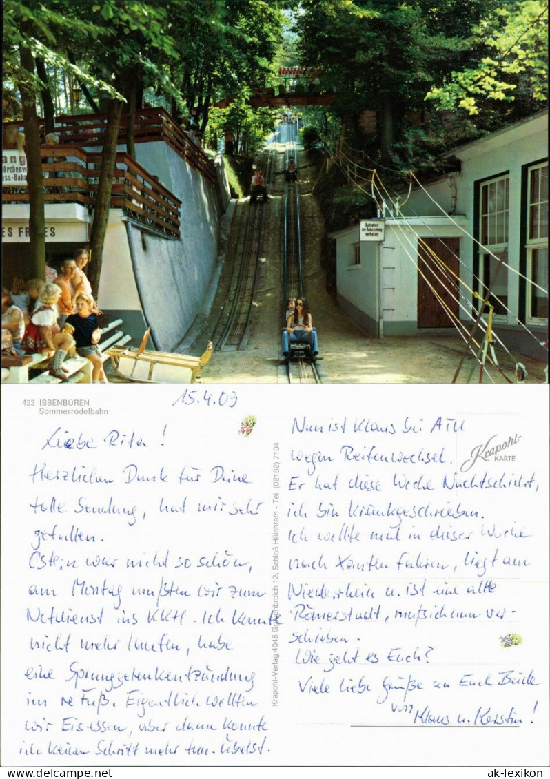 Ansichtskarte Ibbenbüren Sommerrodelbahn 2009