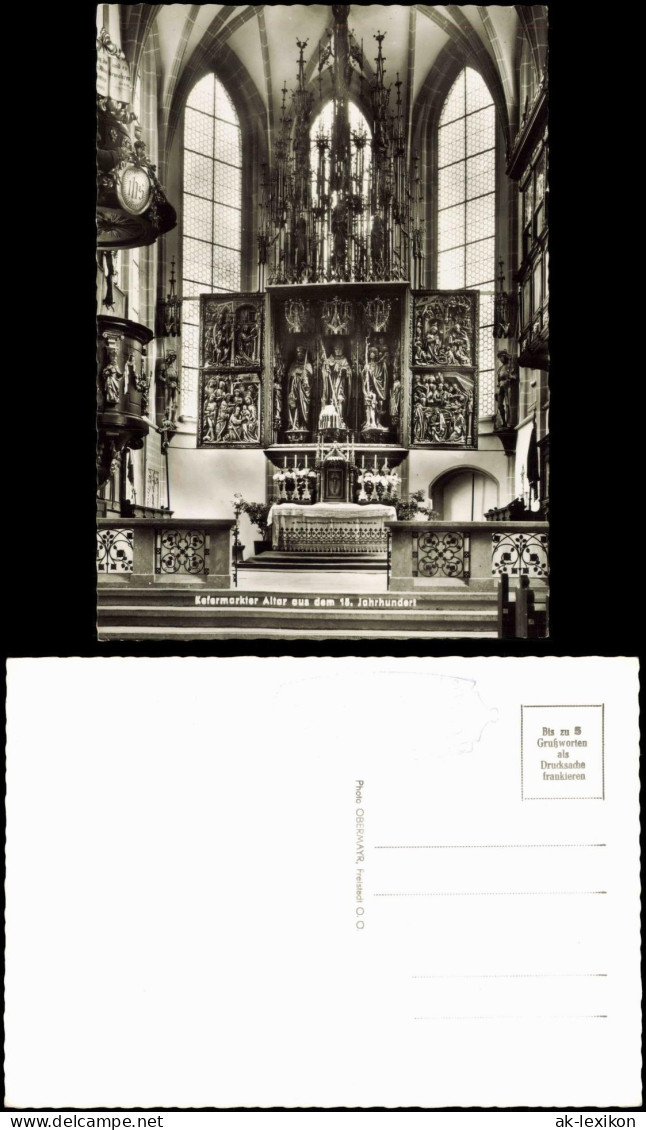 Ansichtskarte Kefermarkt Altar aus dem 16. Jh. 1964 Oberösterreich