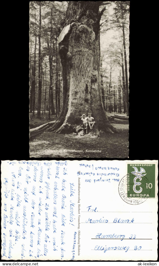 Ansichtskarte Kellenhusen (Ostsee) Kroneiche - Kinder 1958