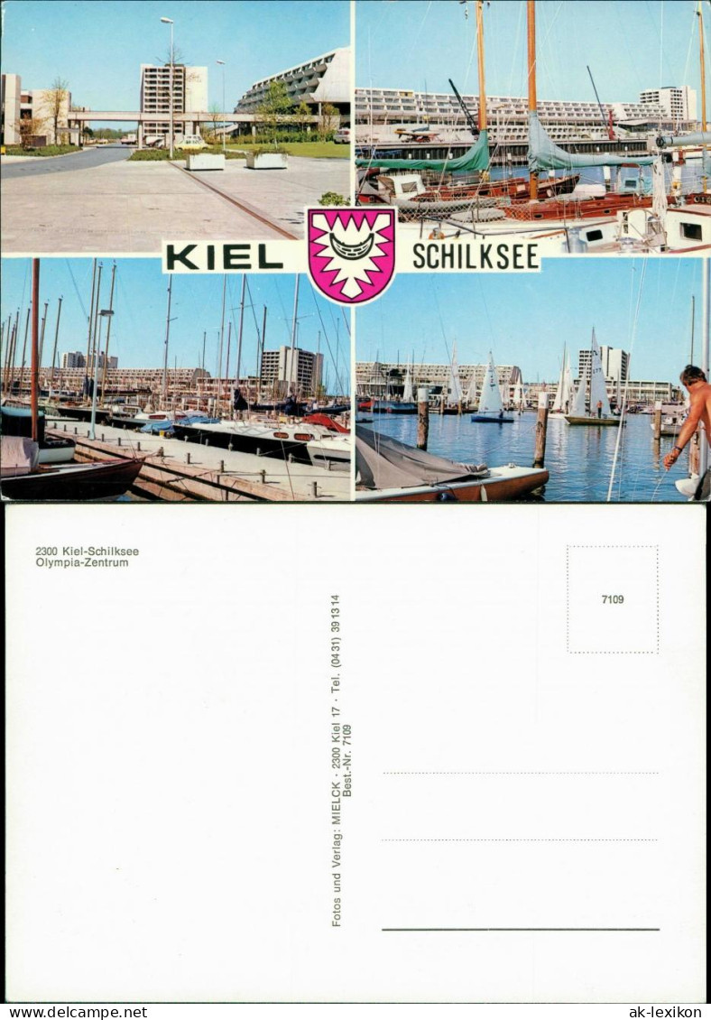 Ansichtskarte Kiel Olympia-Zentrum 1975