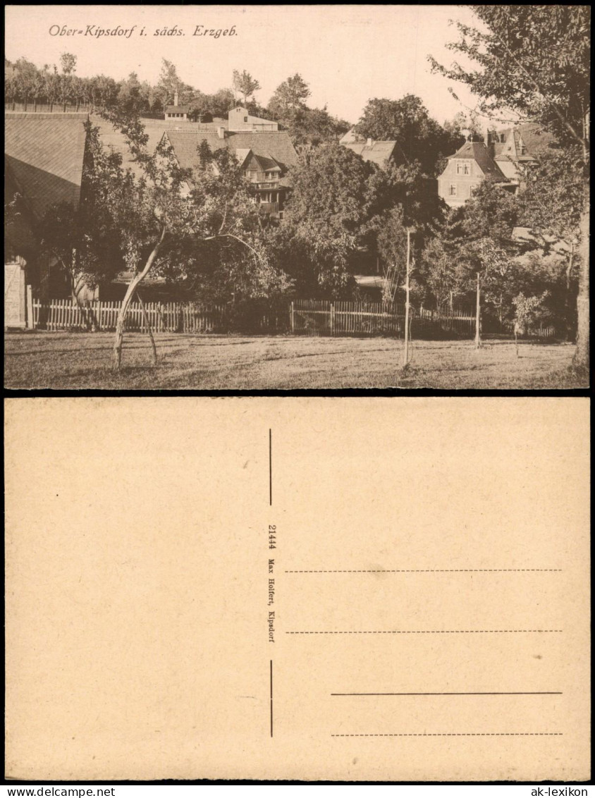 Ansichtskarte Kipsdorf-Altenberg (Erzgebirge) Stadtpartie 1920
