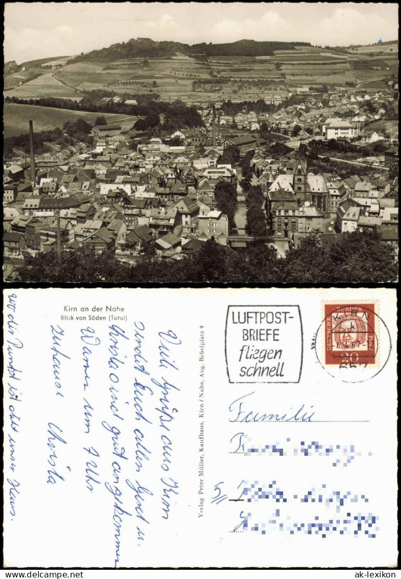 Ansichtskarte Kirn Stadtpartie 1967