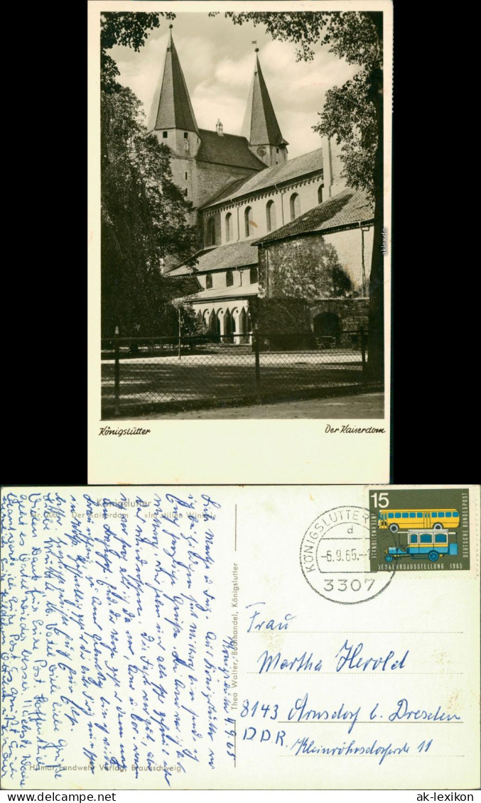 Ansichtskarte Königslutter (Elm) Kaiserdom (Königslutter) 1965