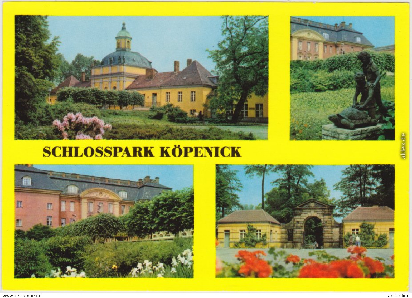 Ansichtskarte Köpenick Berlin Schlosspark Köpenick 1979