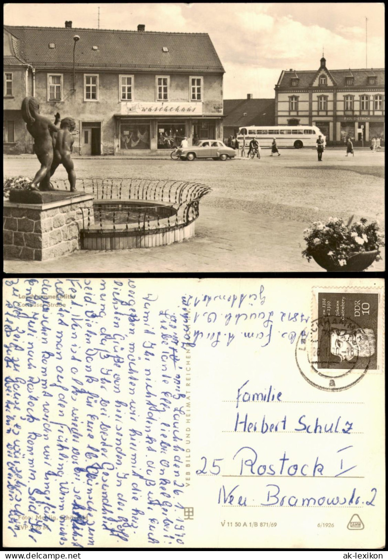Ansichtskarte Lauchhammer Cottbuser Straße 1969