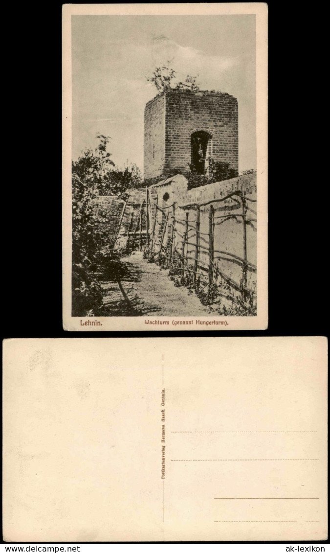 Ansichtskarte Lehnin-Kloster Lehnin Wachturm (genannt Hungerturm) 1910