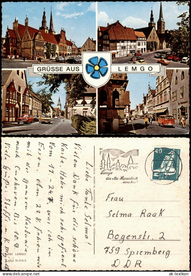 Ansichtskarte Lemgo Mehrbildkarte Strassen & Plätze 1976