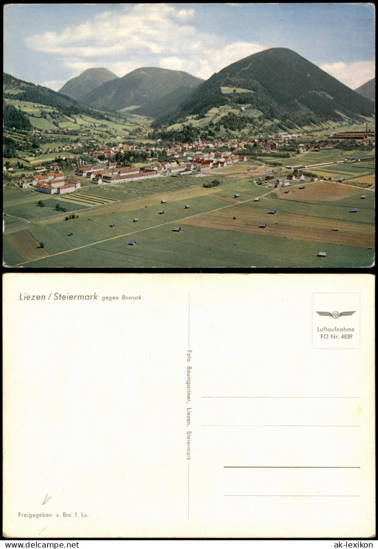 Ansichtskarte Liezen Luftbild Luftaufnahme - Steiermark 1968