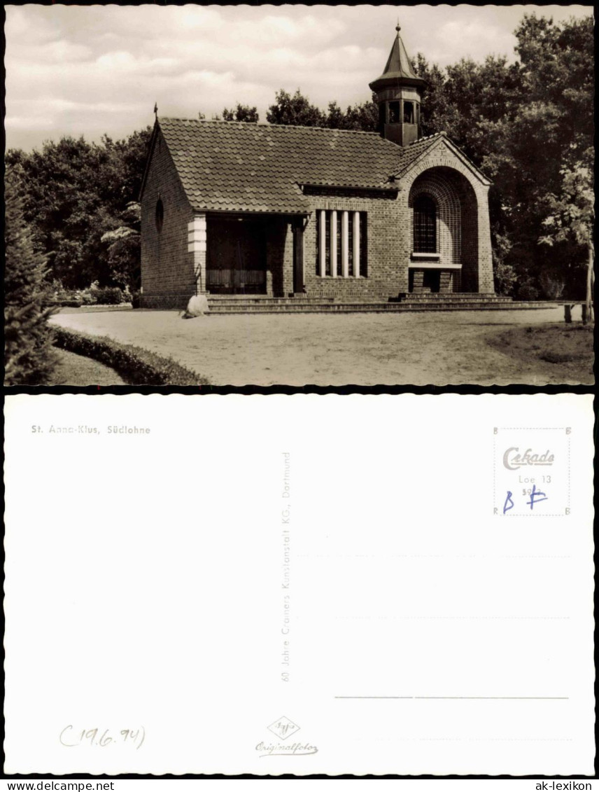 Ansichtskarte Lohne (Oldenburg) St. Anna-Klus, Südlohne 1963